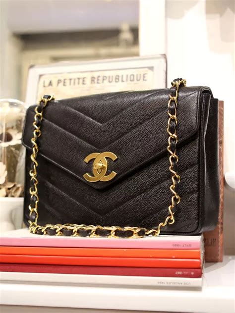 chanel vintage v stitch|vintage chanel shoulder bag.